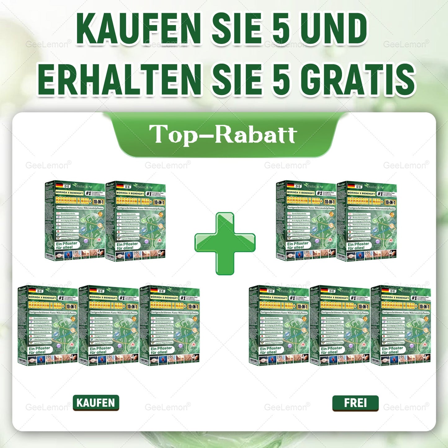 GeeLemon® hat eine exklusive Upgrade-Überraschung für Sie! Sie haben bereits ein tolles Angebot – jetzt warten noch mehr Vorteile auf Sie: Sparen Sie 50 % auf Ihre nächste Bestellung!